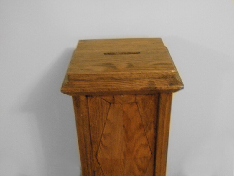 Art Deco Church Donation Box/repurposed as 1920s Tall Floor - Etsy