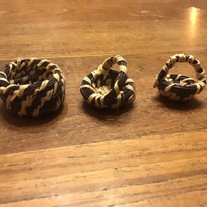 Miniature baskets with seashells