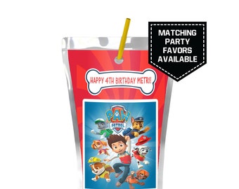 Paw Patrol Capri Sun - Etsy