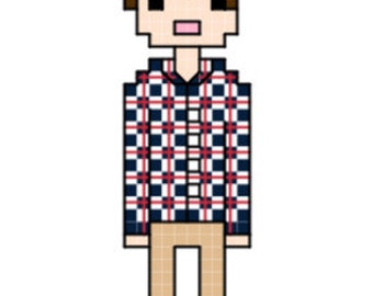 One Direction - Liam Payne (Up All Night) - Kreuzstichvorlage