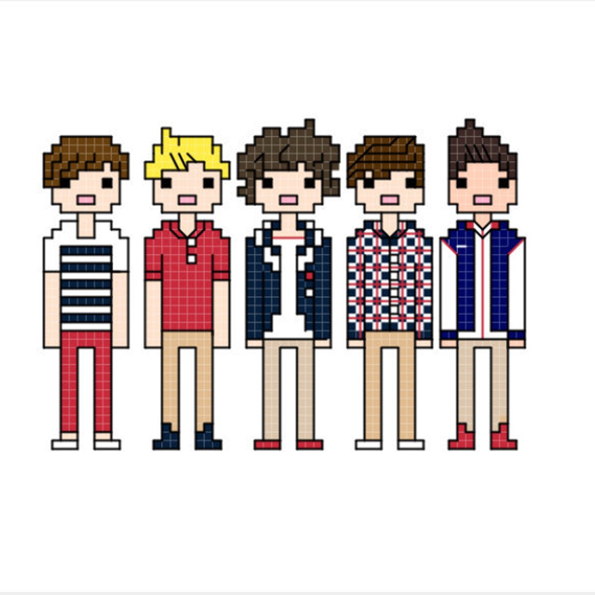 One Direction (up All Night) Cross Stitch Pattern - Etsy