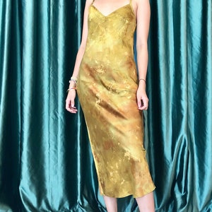 Handmade Handdyed Silk Slip Dress