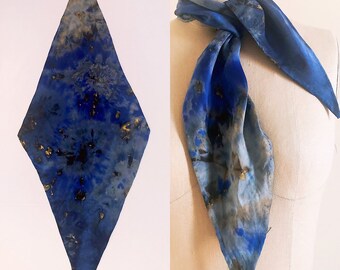 Handmade Hand-dyed Fashion Scarf ONE-OF-A-KIND customized limit edition