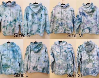 Hand-dyed Pullover Cotton Hoodie Sweatshirt