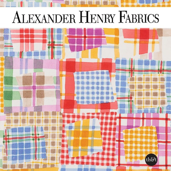 Mad for Plaid | Alexander Henry Fabric | Natural - Multi