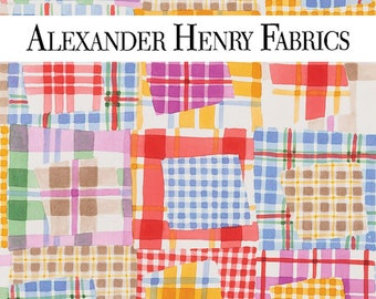 Mad for Plaid | Alexander Henry Fabric | Natural - Multi