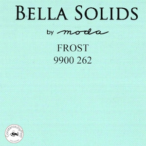 Frost | Bella Solids by Moda | Quilting Cotton | 100% cotton fabric