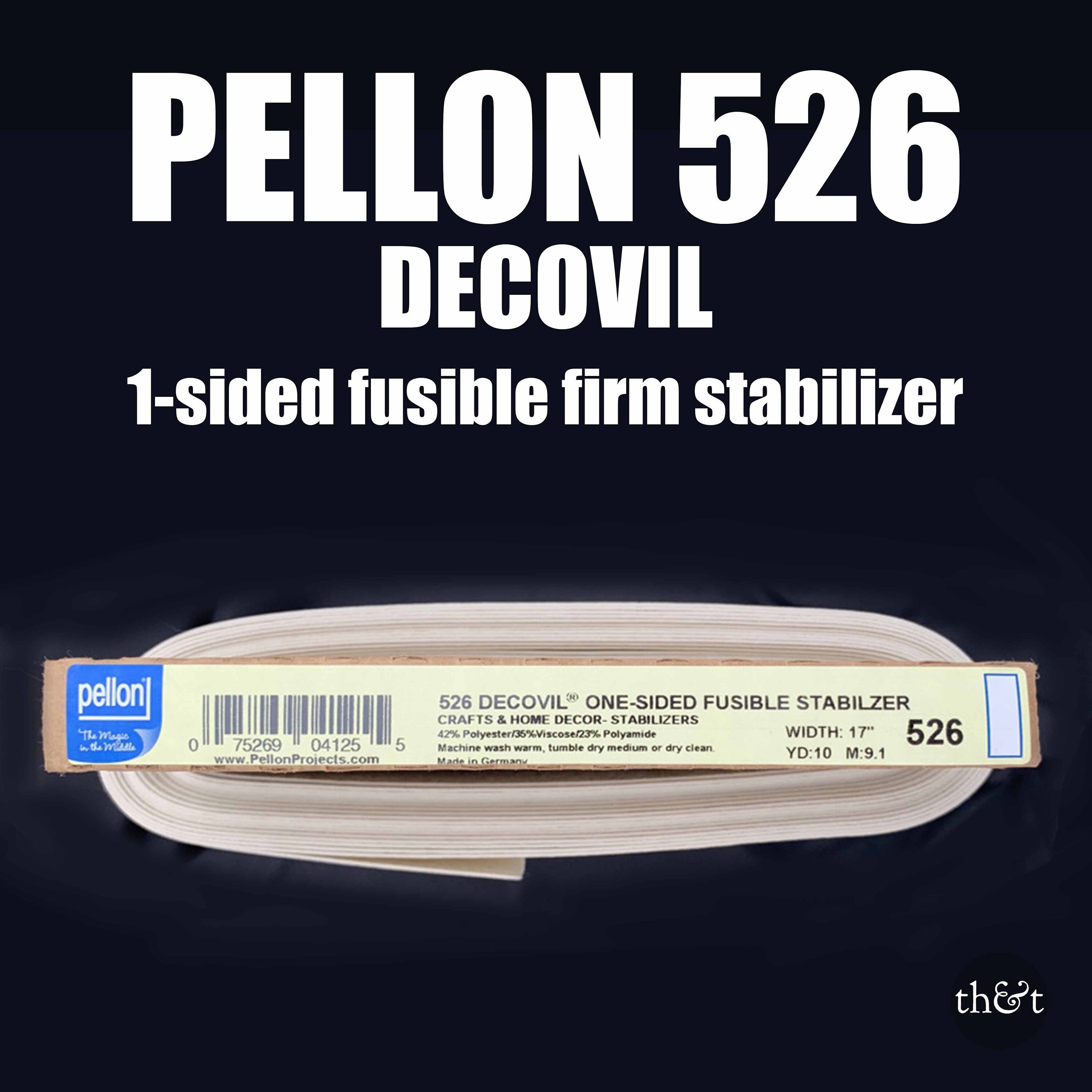 Pellon Print-Stitch-Dissolve Embroidery Paper Stabilizer-White 8.5X11 12-Pkg
