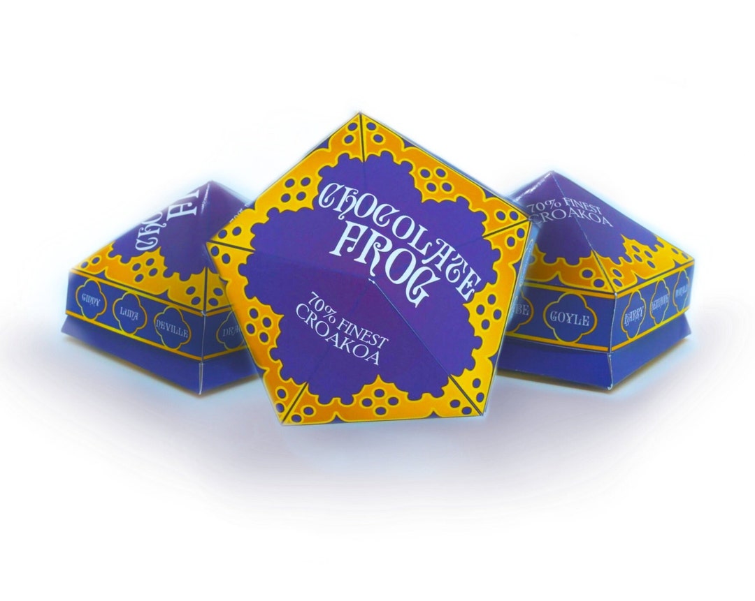 Chocolate Frog Boxes & Cards PDF Downloadable File Online Digital