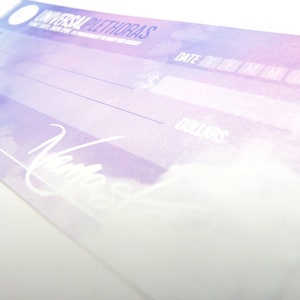 Universal Plethoras Intentional Abundance Cheques Print and fill in your next Freedom Dream Amount Instant Download image 2