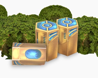SolarPunk Birthday Favour Box • Regenerative Futurist themed birthday template • Printable Biophotovoltaic Moss Battery • Instant Download