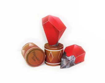 Philosopher's Stone  |  Wizard Party Favour  |  Instant Digital Download  |  Foldable PDF Template