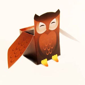 Delivery Owl Foldable Template Wizard Party with High Quality Printable PDF Pages INSTANT DOWNLOAD image 3