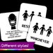 Gender Neutral Bathroom Sign High Quality Restroom Printable - Etsy