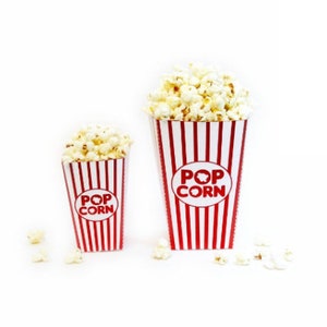 Movie Night Popcorn Boxes High Quality Printable PDF Pages INSTANT DOWNLOAD image 1