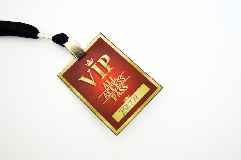 Hollywood VIP Name Tags, for Red Carpet Birthday Party Event High Quality Printable PDF Pages INSTANT badge download image 3