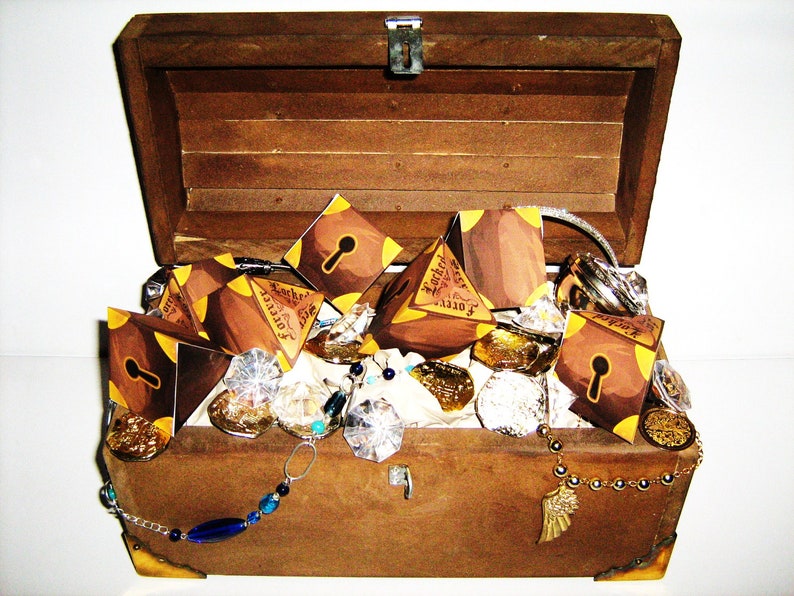 Pirate Treasure Chest Goody Bag Treasure Hunt Favour Box Etsy