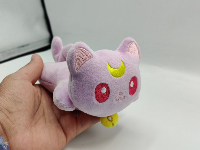 Pink Pastel Sailor Moon Inspired Mini Cat Plush Kawaii Plushie Etsy UK