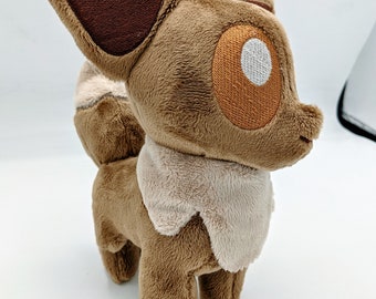 Chibi Eevee Plush Handmade Inspired Fanart Plush