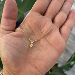 14k Solid Gold Crucifix Cross Necklace: Communion Gift