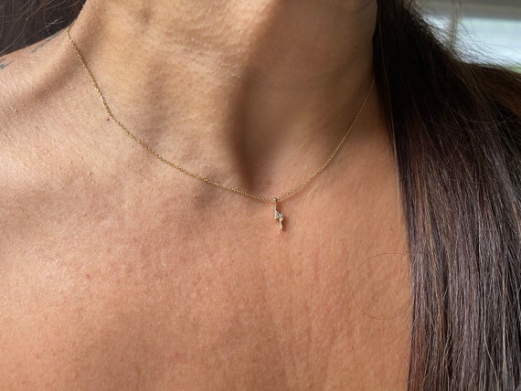 Lightning bolt sale necklace diamond