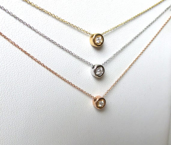 Collana fatta a mano in oro 14k con zaffiri e diamanti: gioielli da sposa a strati - Italia