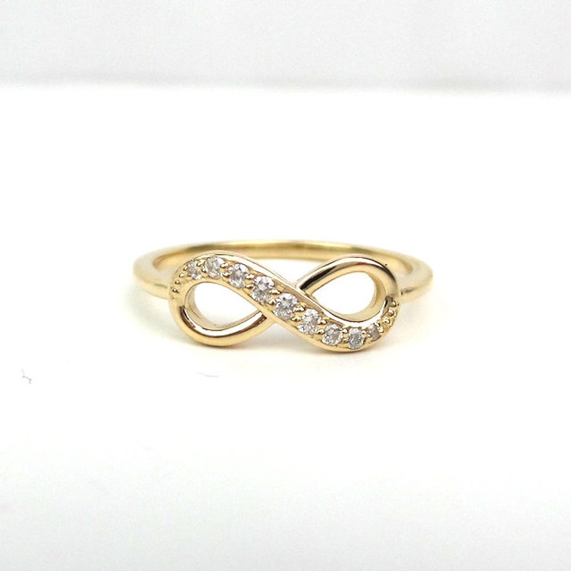 Gold Infinity Ring - Etsy