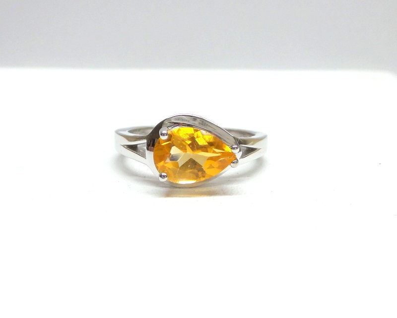 Natural Yellow Sapphire Panchdhatu Ring - Shraddha Shree Gems