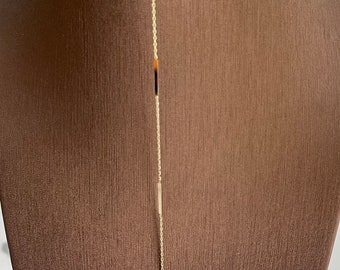 Bar Lariat Necklace / 14k Gold Bar Lariat Necklace / Gold Long Bar Necklace / Solid 14k Gold Lariat / Simple Gold Lariat / Gold Lariat