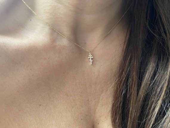 Extra Small Looped Cross Pendant, Pendant Only Extra Small Looped Cross Pendant, Pendant Only