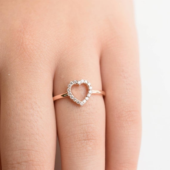 Etsy heart ring outlet