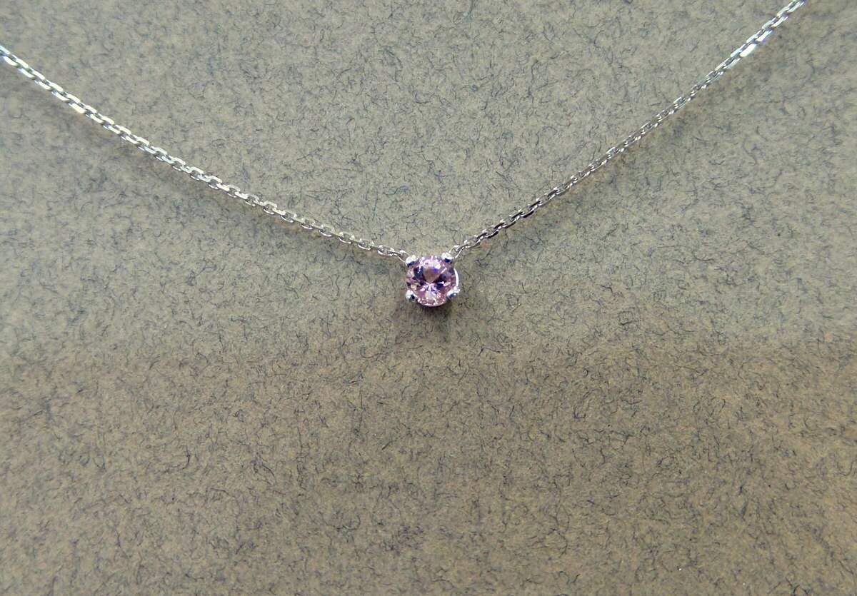 pink sapphire necklace