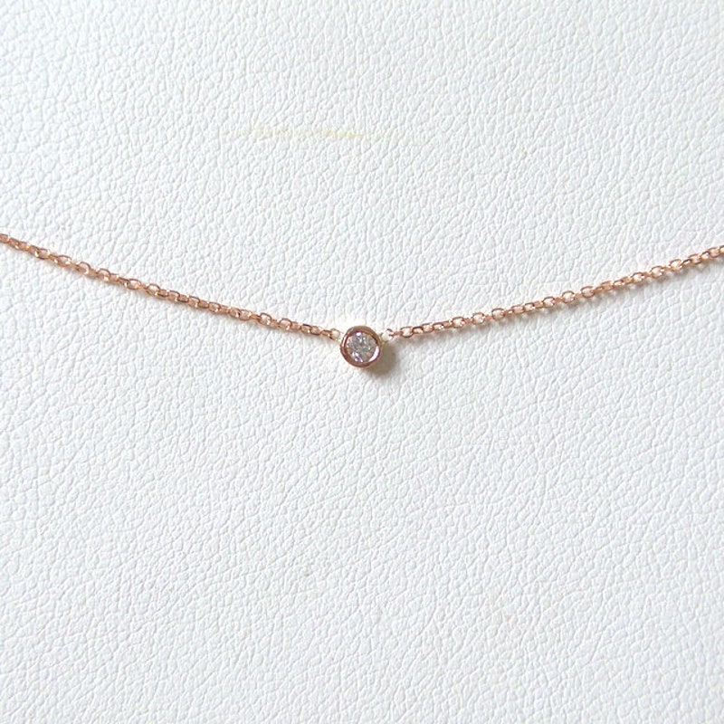 Small Vista RoseGold Necklace