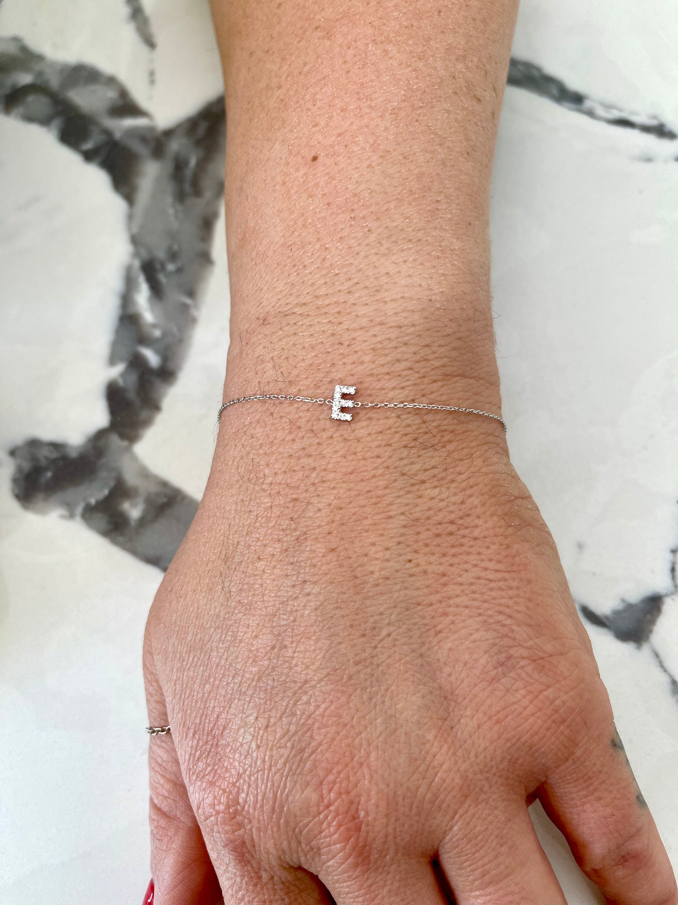 letter e bracelet