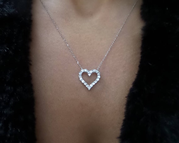0.35 Carat Diamond Heart Pendant In 14K Yellow Gold – Includes 18" Chain | Ladies' Fine Jewelry Gift With Sparkling Stones