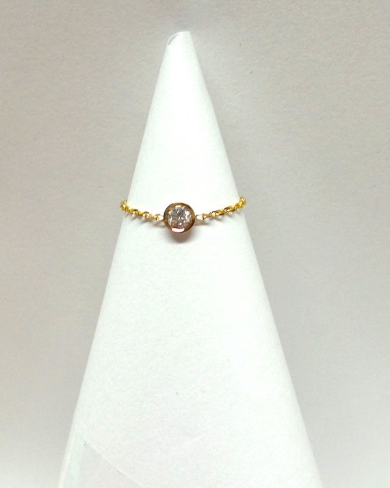 Mini Diamond Chain Ring