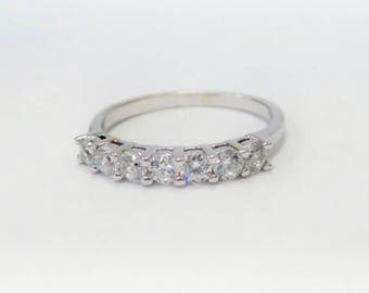 Diamond Wedding Band/ 14k Gold Diamond Wedding Ring/ Diamond Stackable Ring/ Gold Diamond Wedding Ring/ Stackable Diamond Ring/ Bridal