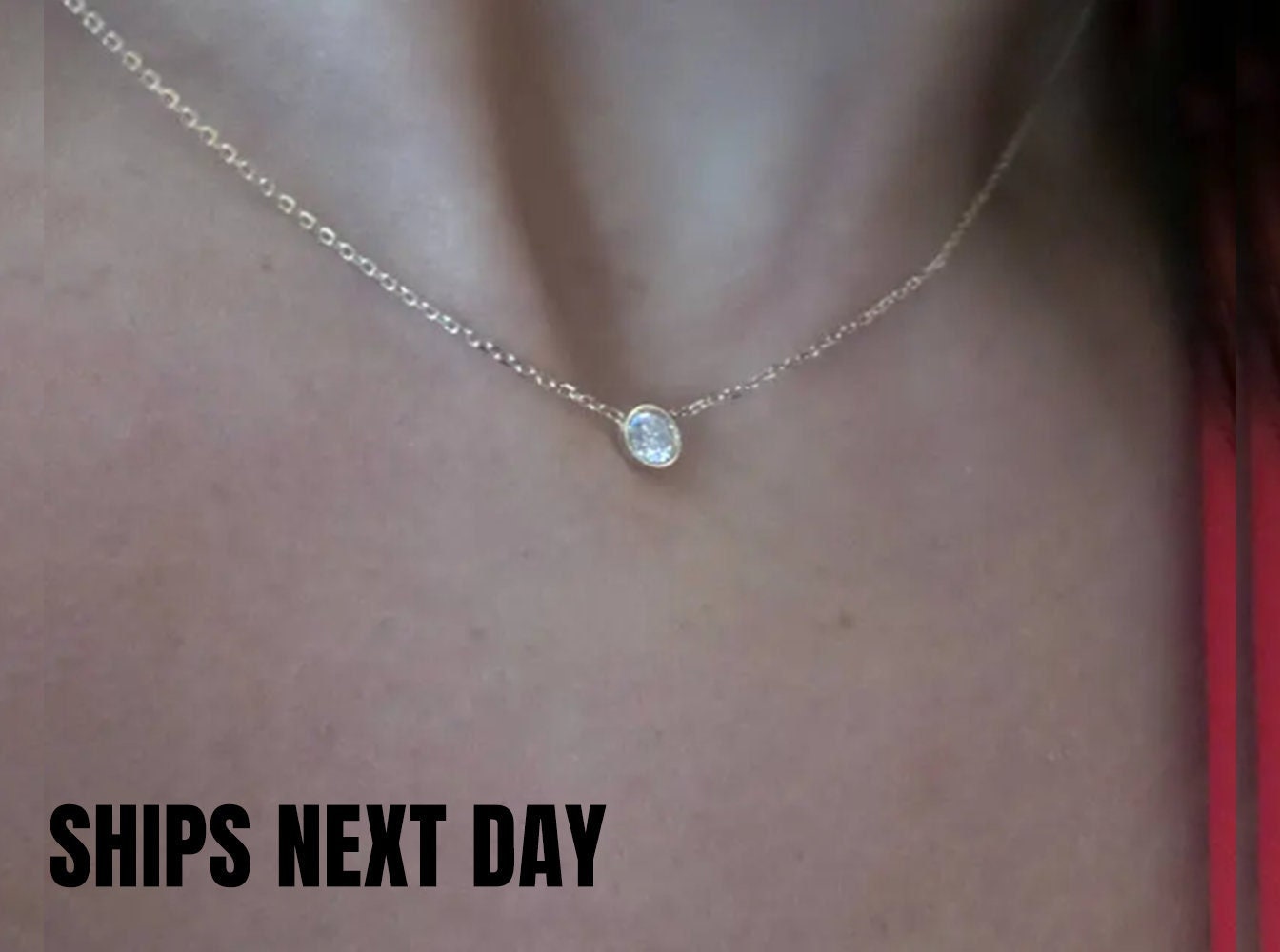 Diamond Necklace 0.18 ct/ Diamond 