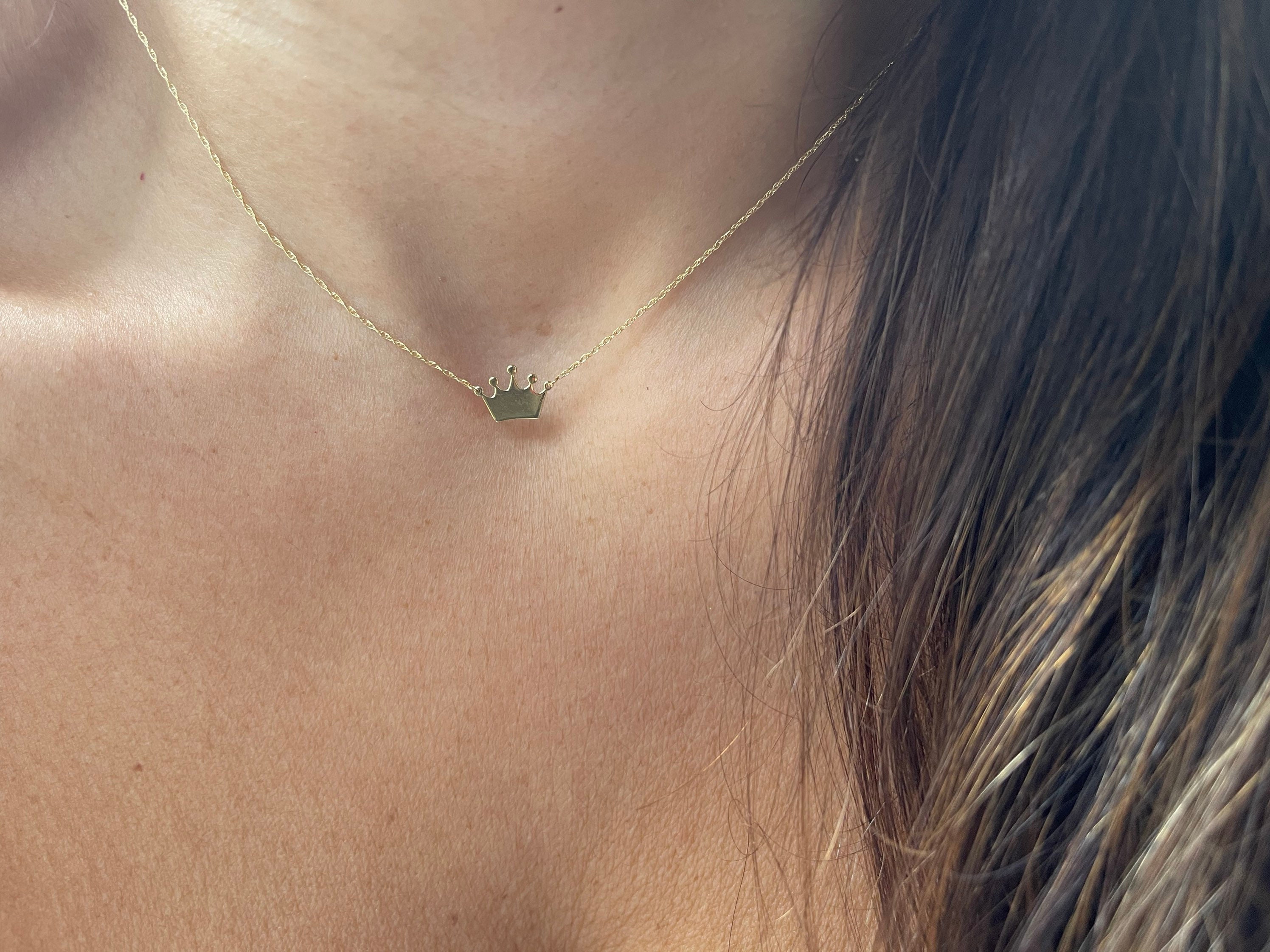 Crown necklace for her deals