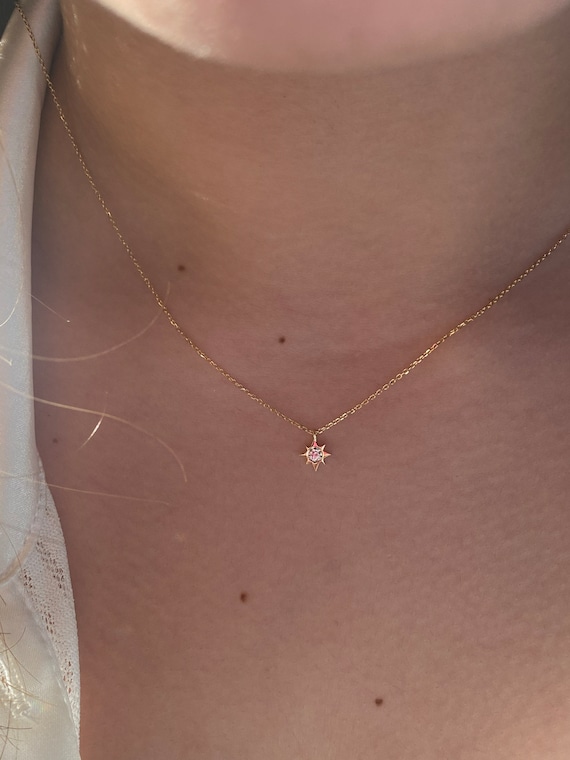Small star necklace online