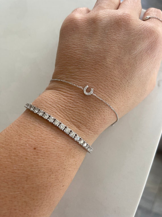 Diamond horseshoe bracelet online