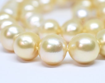 Freshwater Pearl Necklace / Tahitian Off Shape  Pearl Necklace / Graduating Pearl Necklace / 14k Gold Pearl Necklace