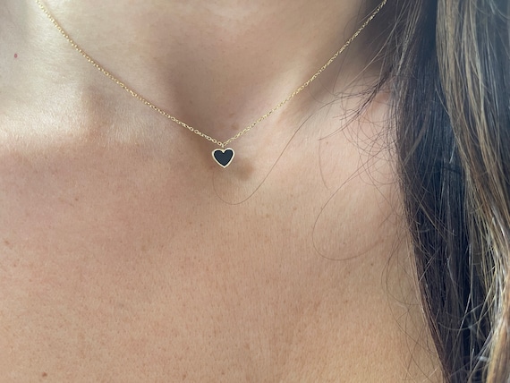 Ayesha Heart Mini Pendant Silver-Toned Dainty Necklace : Amazon.in: Fashion