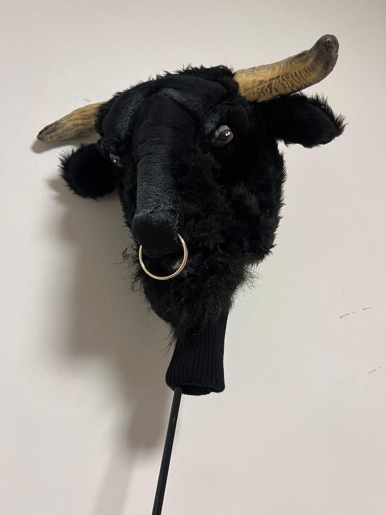 Puppetsinabag Bull Golf Headcover - Thumbnail 2