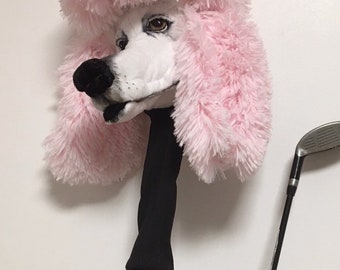 GOLF club headcover , Standard  Poodle Dog , Custom made golf accessories , GOLF GIFT