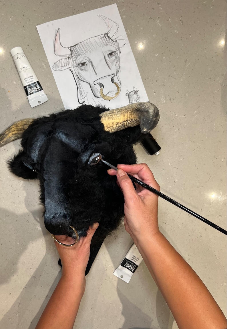 Puppetsinabag Bull Golf Headcover - Thumbnail 5