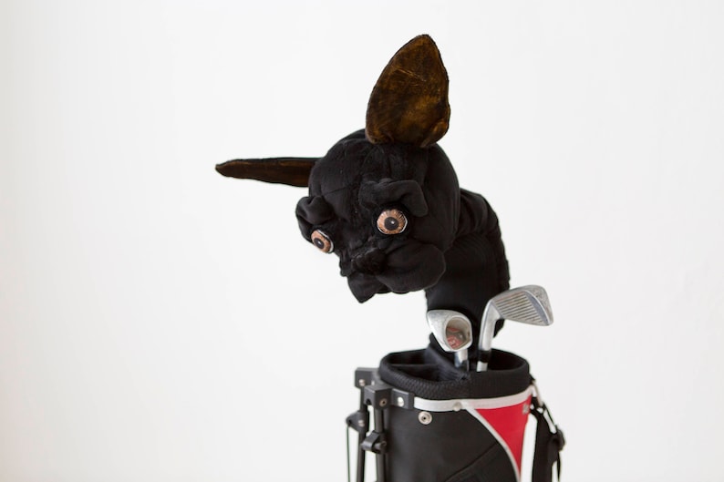 GOLF club head cover Custom Dog portrait French Bulldog Etsy