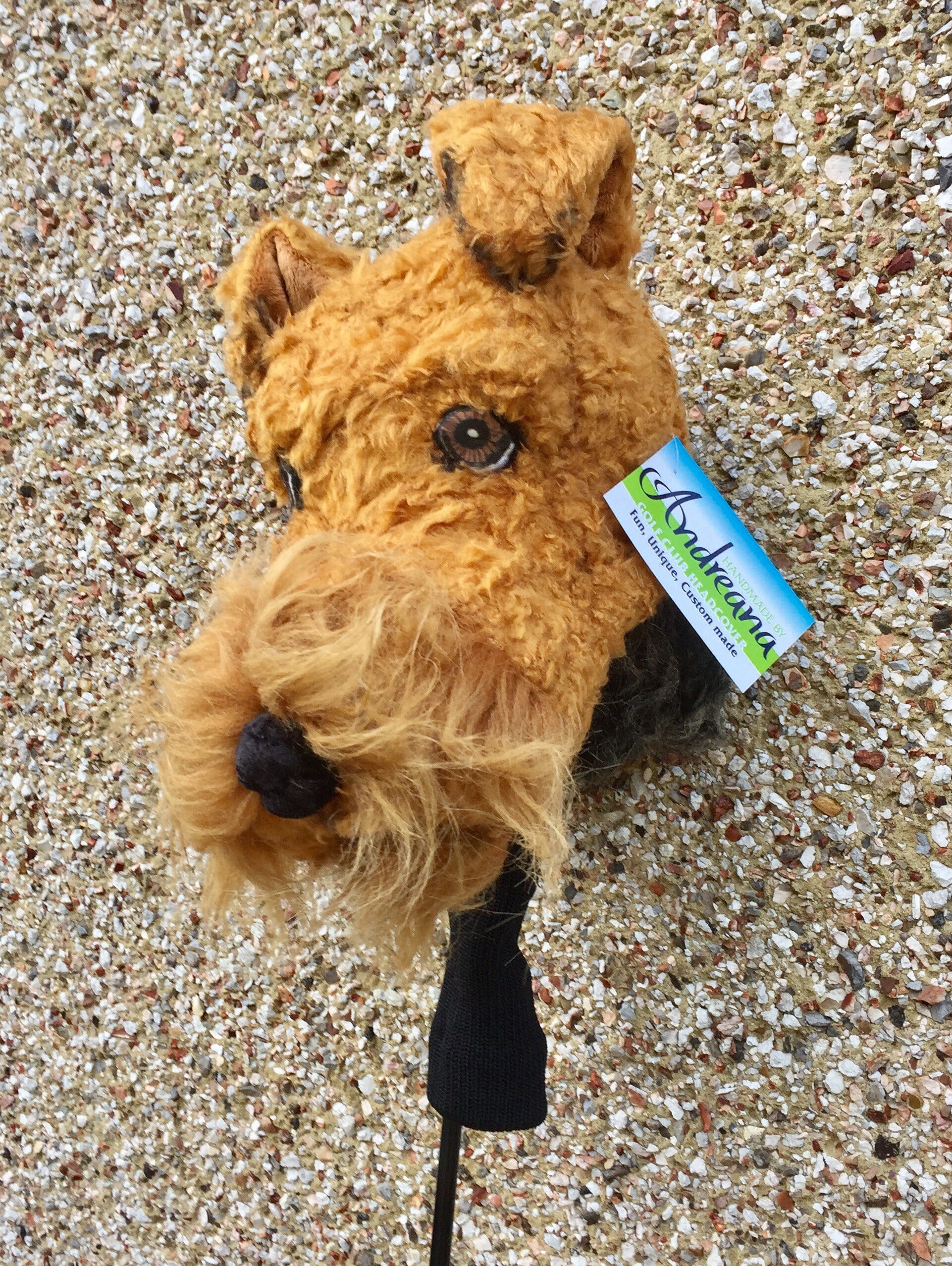 Custom Golf Headcover Welsh Terrier Dog Portrait Etsy UK