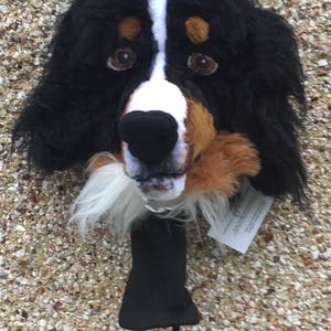 Custom Golf club cover Bernese Mountain dog portrait image 4