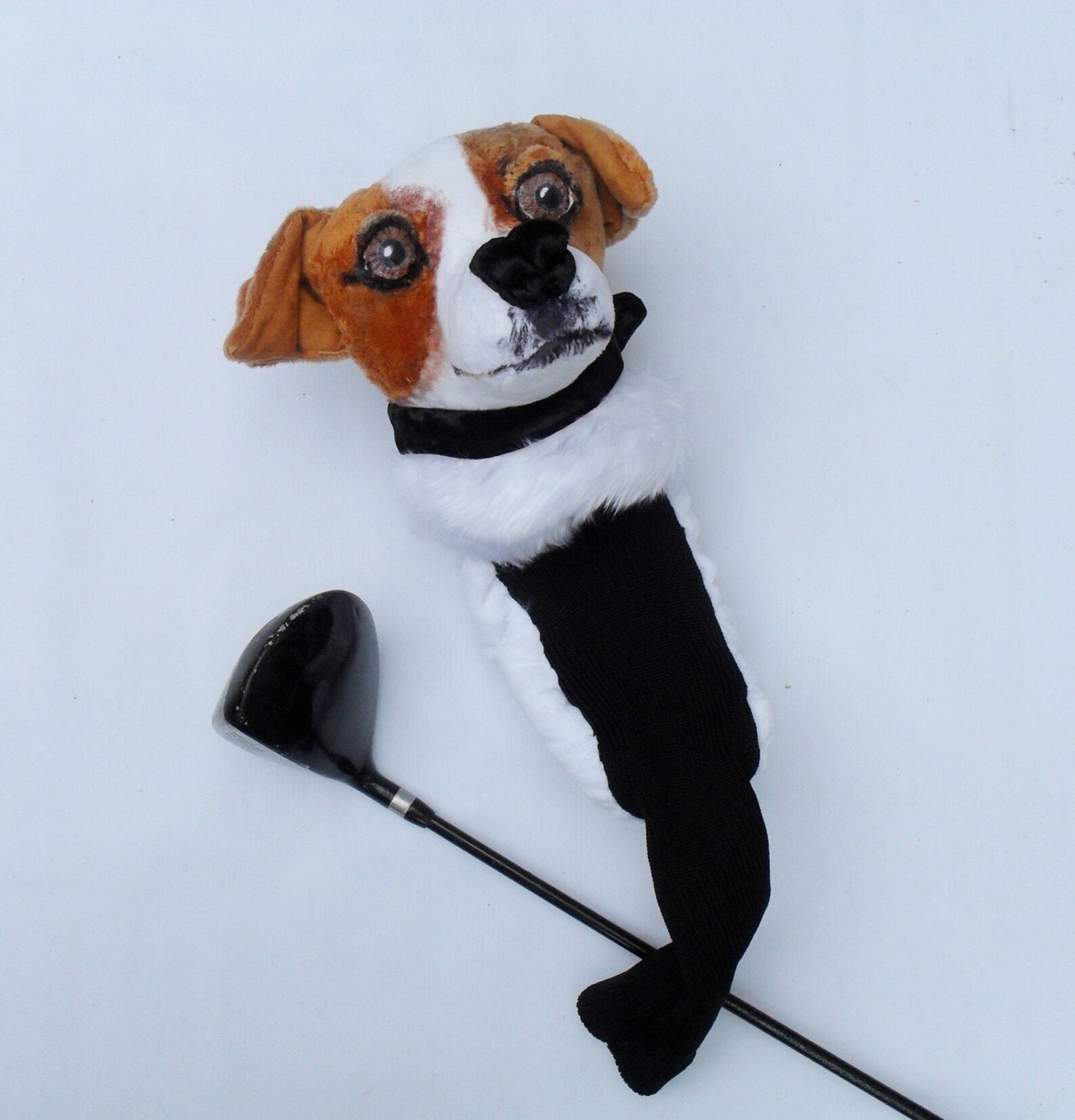 GOLF club head cover Custom Dog porrait Jack Russell golf Etsy